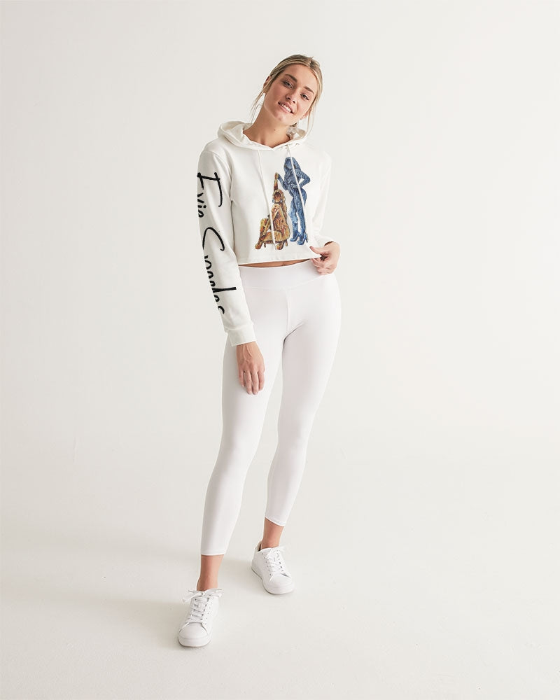 Feu et Glace Women's Cropped Hoodie