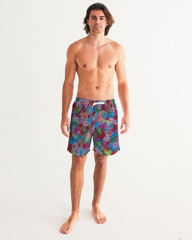 Les Fleurs Men's Swim Trunk