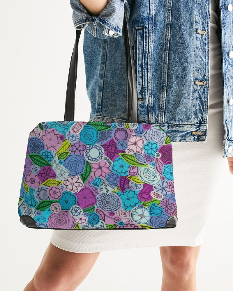 Les Fleurs Violettes Shoulder Bag