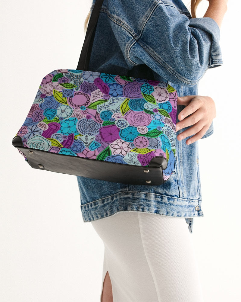 Les Fleurs Violettes Shoulder Bag