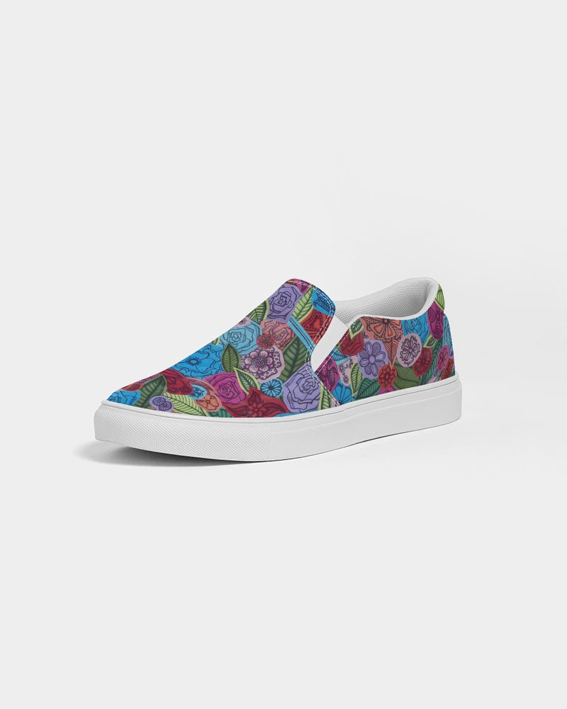 Les Fleurs Men's Slip-On Canvas Shoe