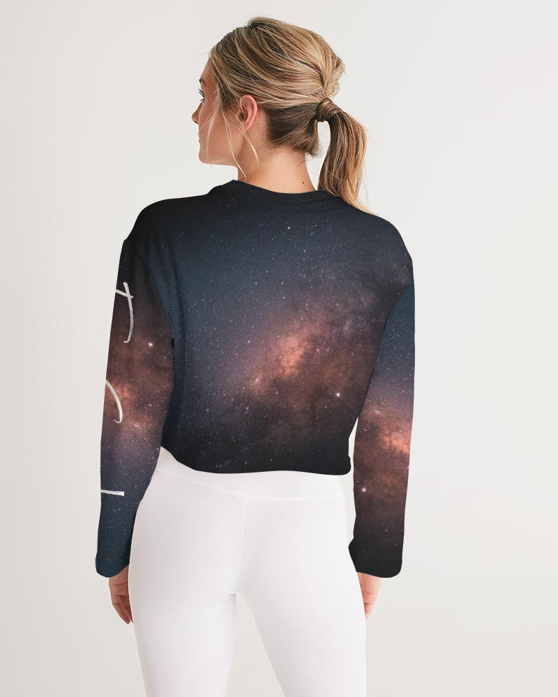 Galaxy 2 Women's Cropped Sweatshirt