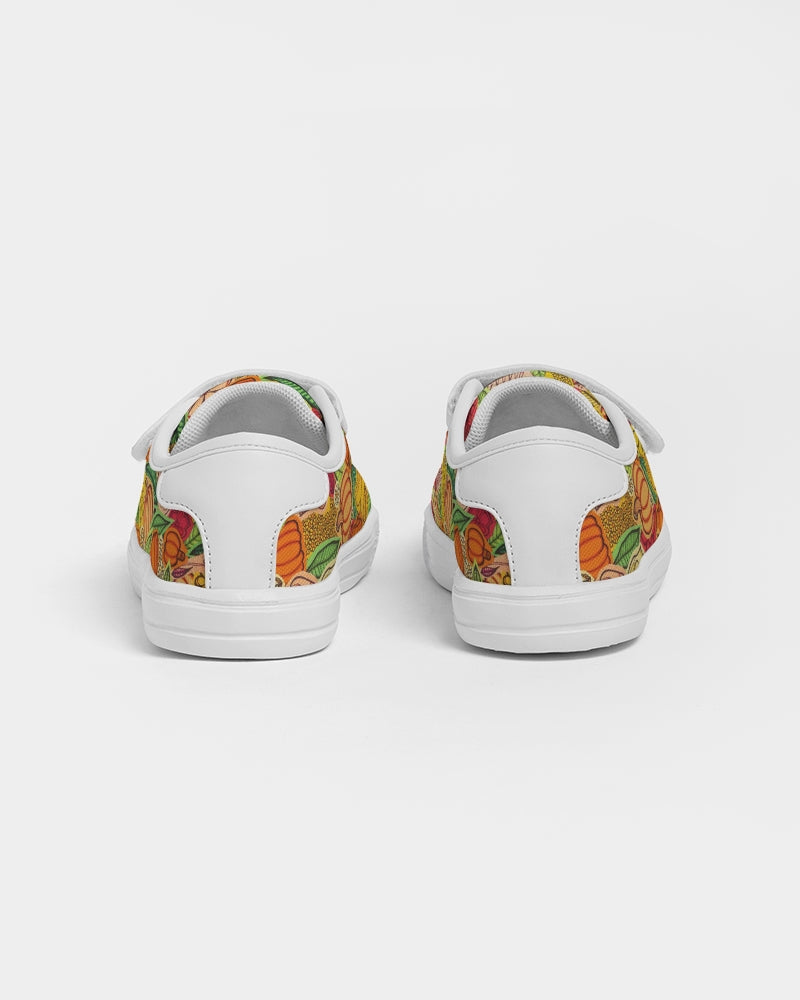 Citrouilles et Fleurs Kids Velcro Sneaker