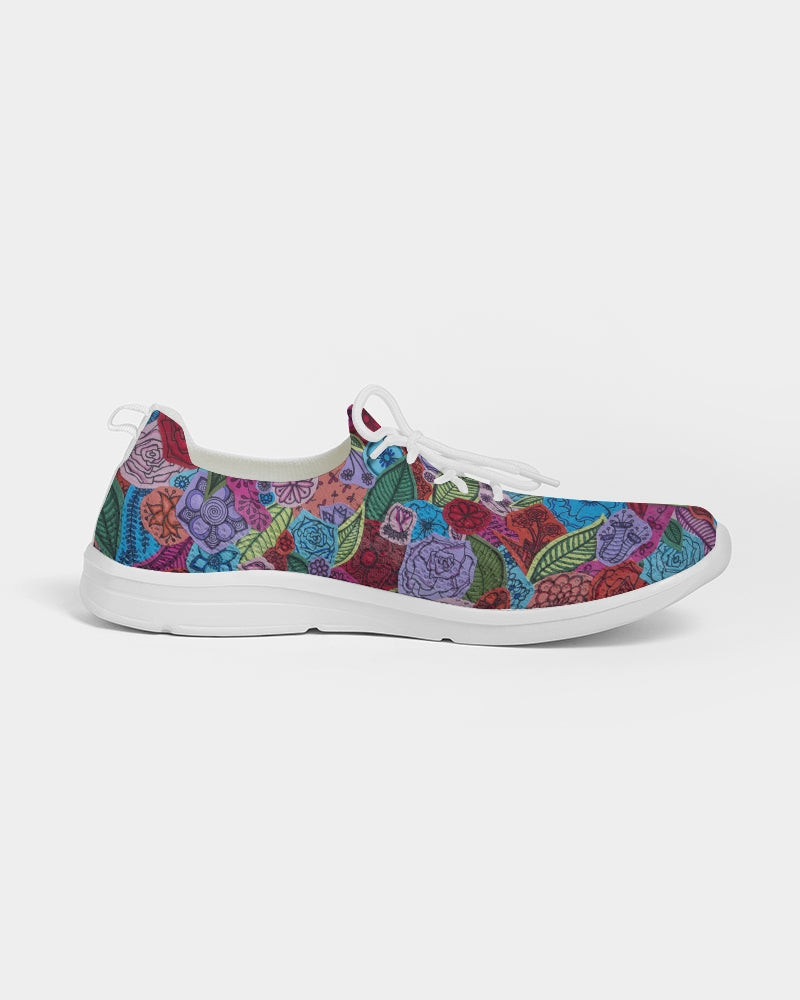 Les Fleurs Women's Lace Up Flyknit Shoe