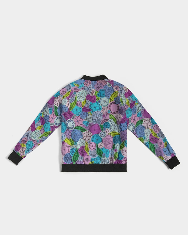 Les Fleurs Violettes Women's Bomber Jacket