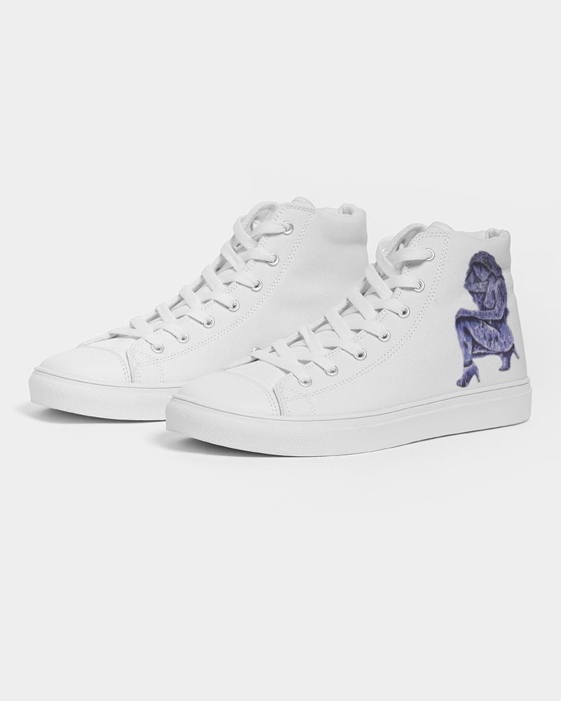 Consommé par le Violet Women's Hightop Canvas Shoe