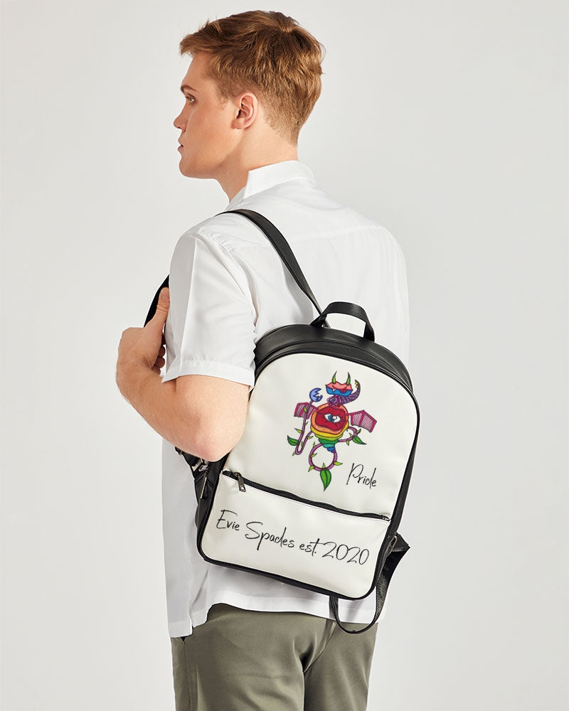 Pride Classic Faux Leather Backpack