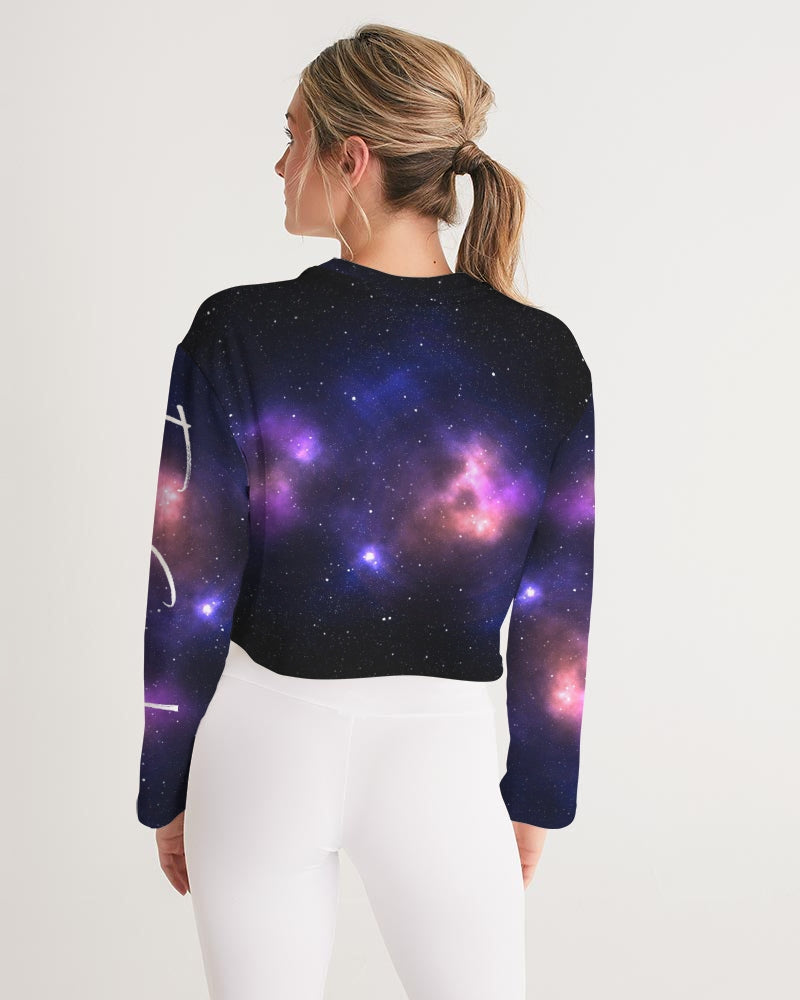 Galaxy 3 Women's Cropped Sweatshirt