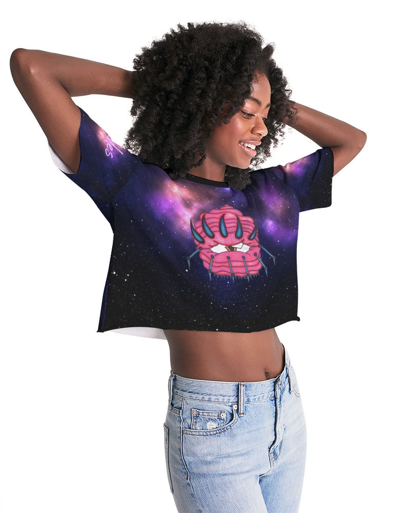 Galaxy 3 Women's Lounge Cropped Tee