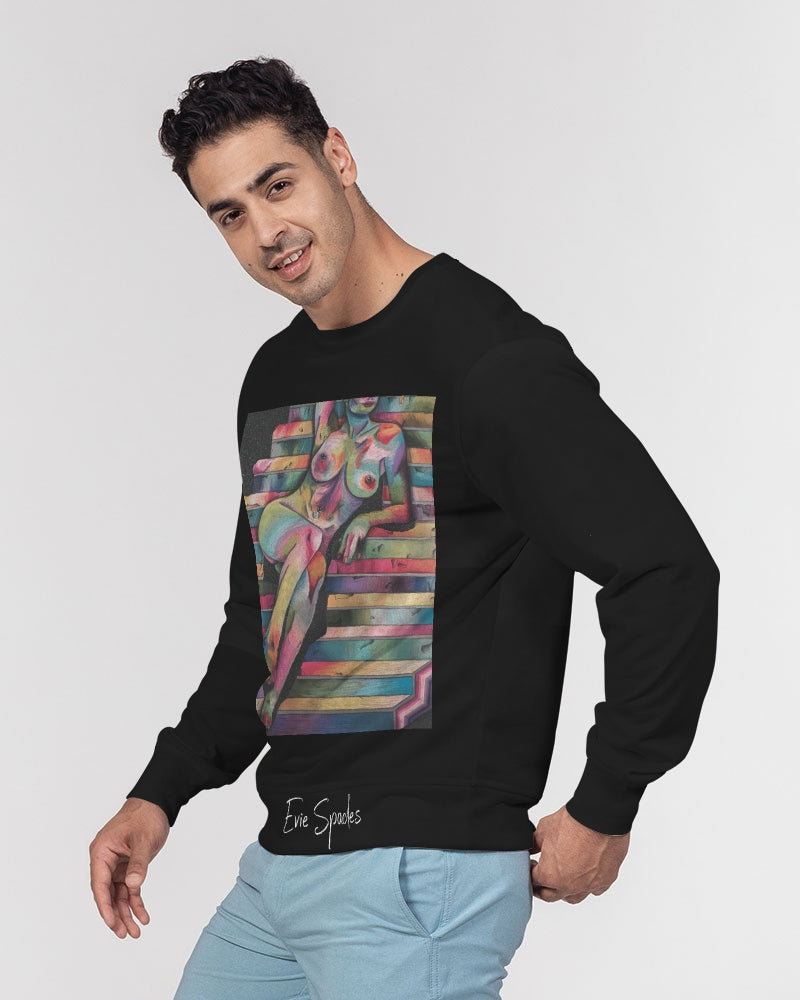 Tess Men's Classic French Terry Crewneck Pullover