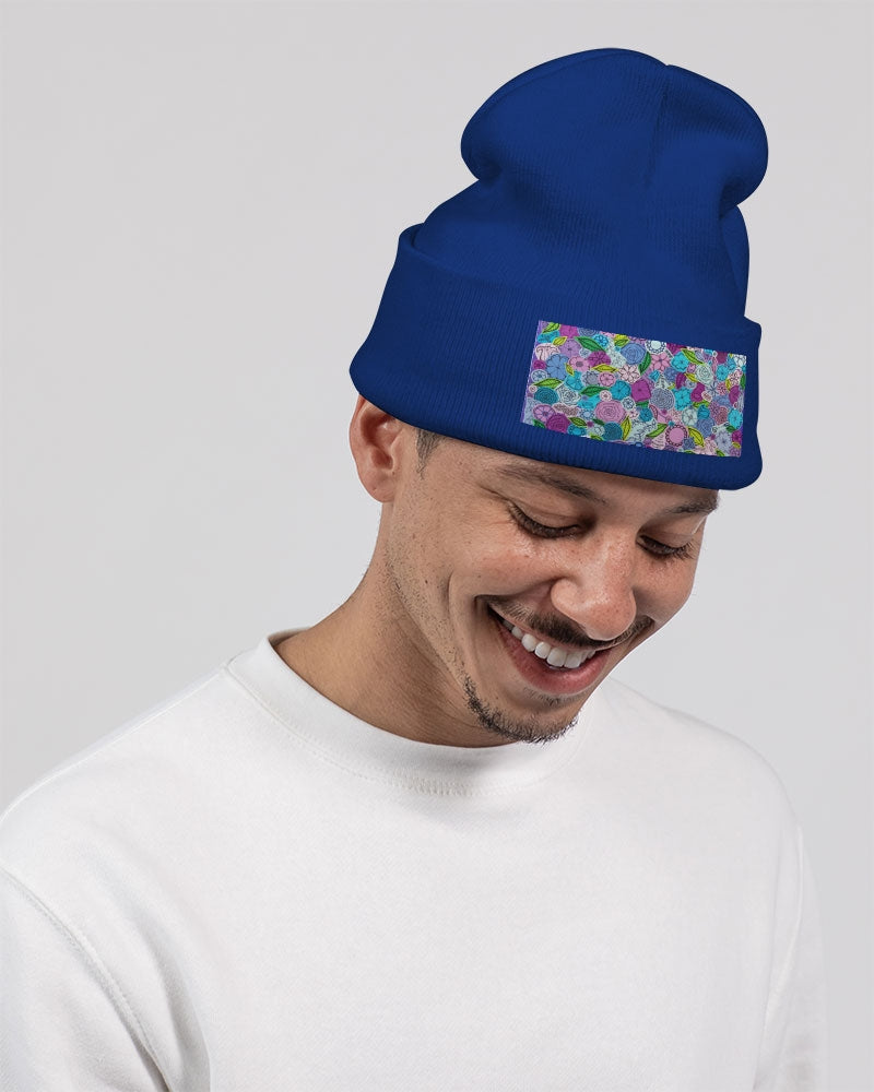 Les Fleurs Violettes Solid Knit Beanie | Sportsman