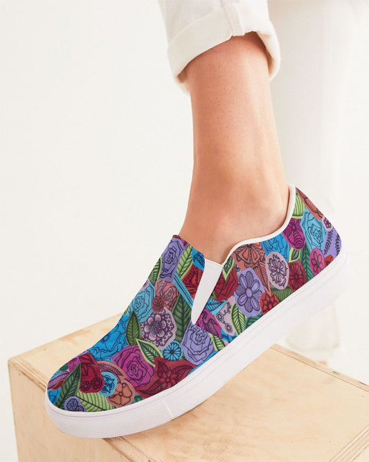 Les Fleurs Women's Slip-On Canvas Shoe