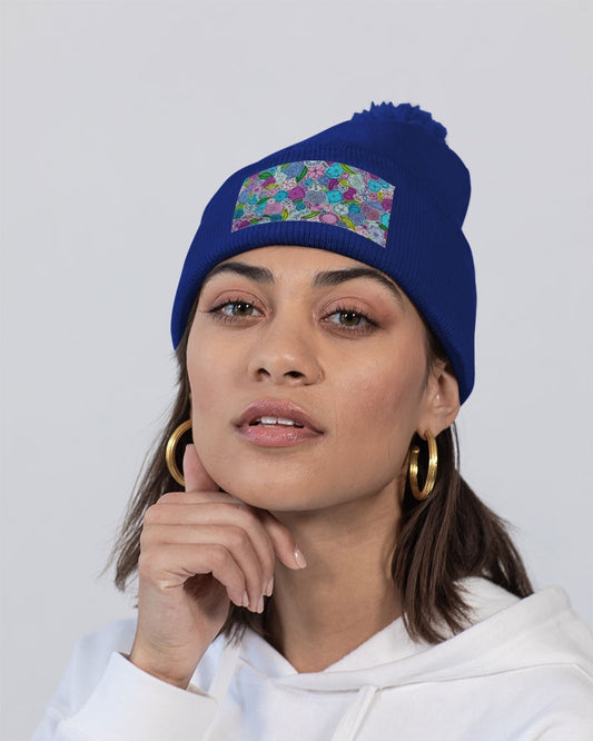 Les Fleurs Violettes Pom-Pom Knit Beanie | Sportsman