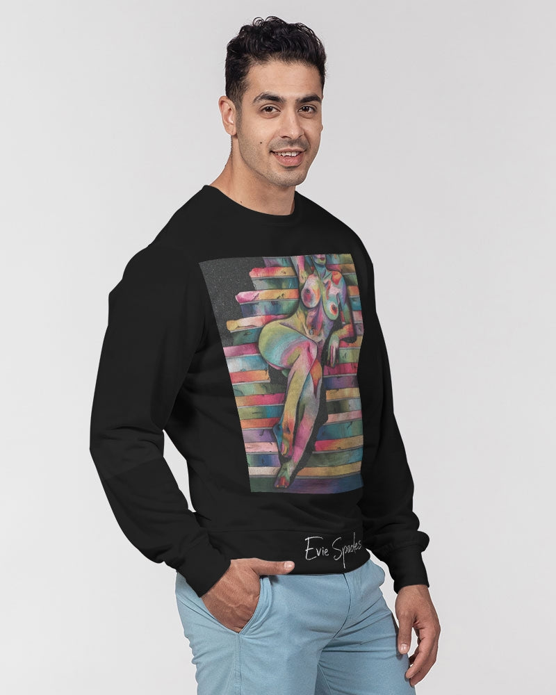 Tess Men's Classic French Terry Crewneck Pullover