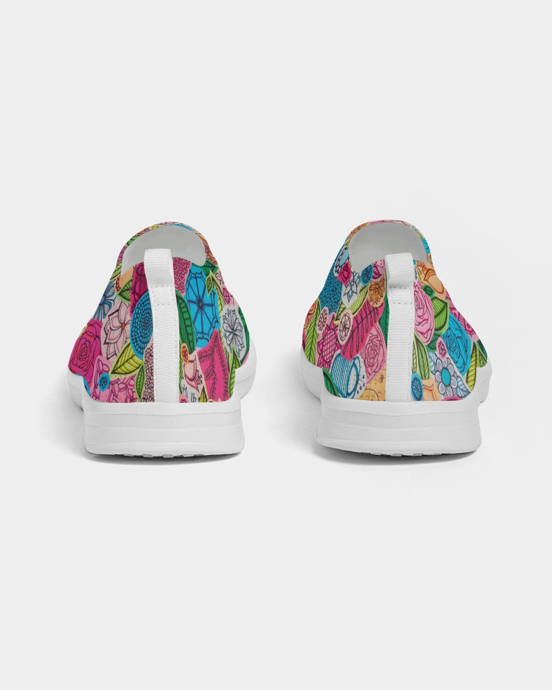 Fleurs de Printemps Women's Slip-On Flyknit Shoe