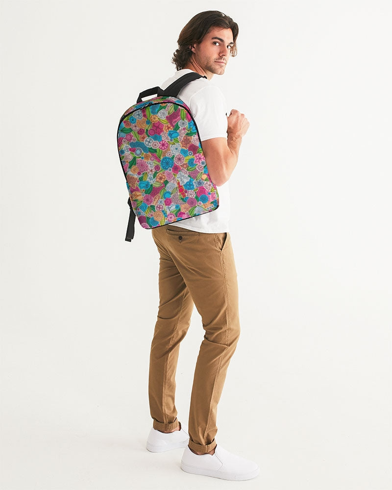 Fleurs de Printemps Large Backpack