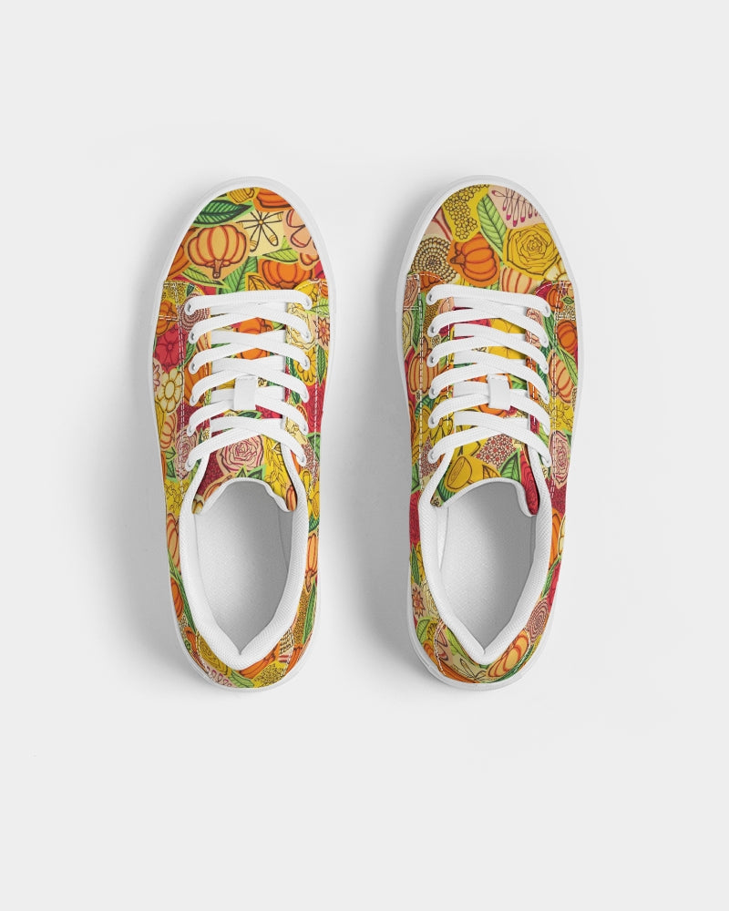 Citrouilles et Fleurs Men's Faux-Leather Sneaker