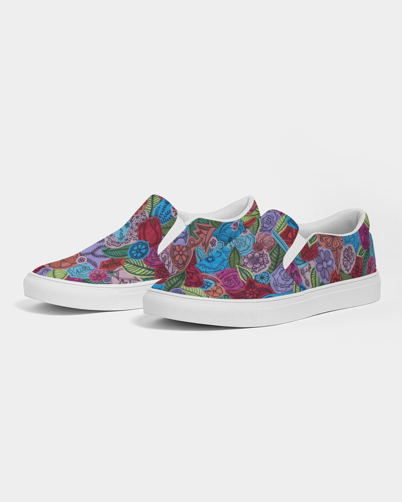 Les Fleurs Women's Slip-On Canvas Shoe