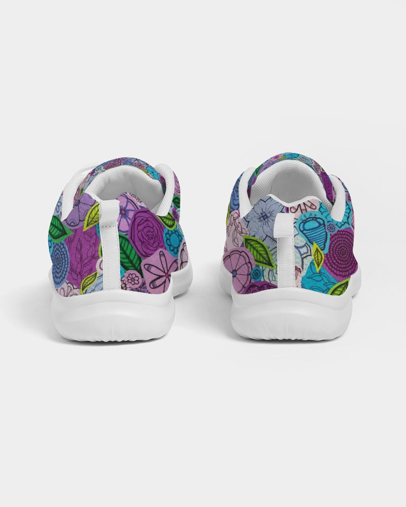 Les Fleurs Violettes Men's Athletic Shoe