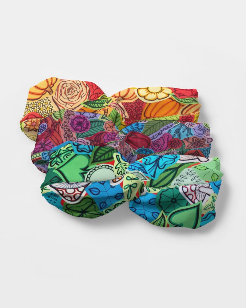 Fleurs et Trèfles Twist Knot Headband Set