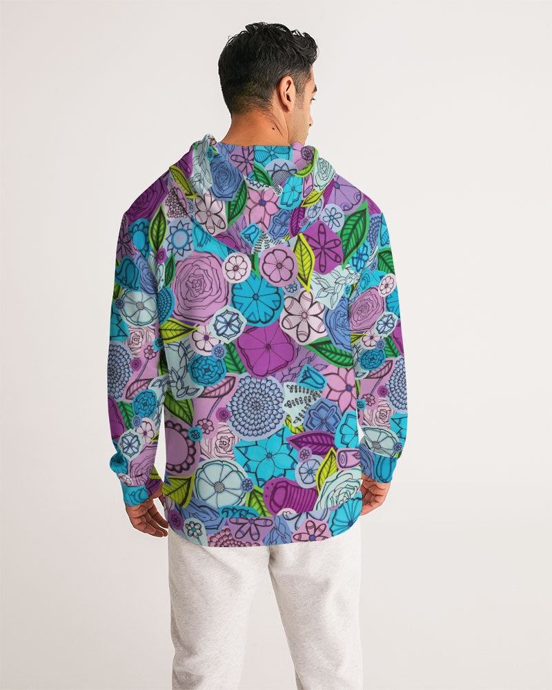 Les Fleurs Violettes Men's Hoodie