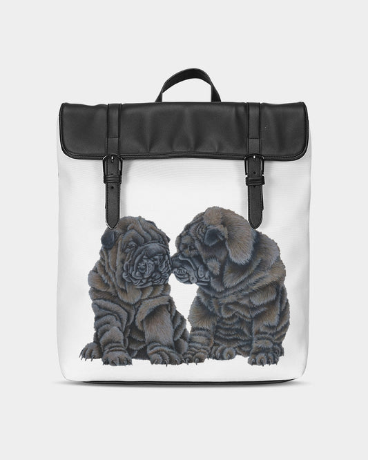 Shar Peis Casual Flap Backpack
