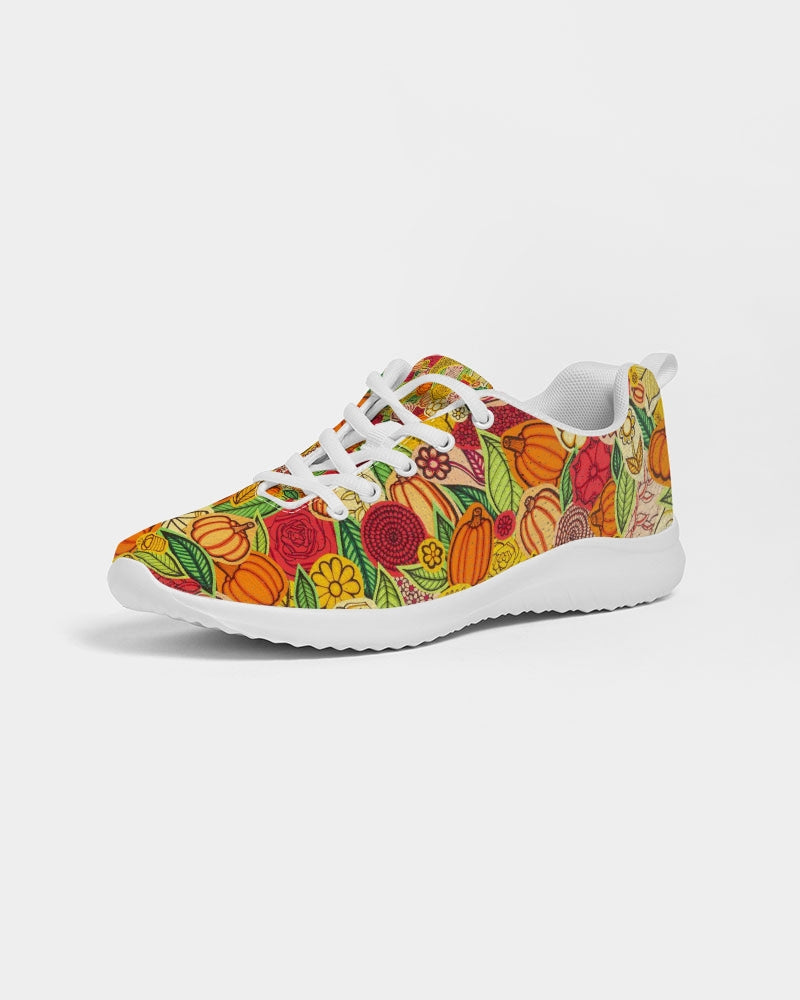 Citrouilles et Fleurs Men's Athletic Shoe