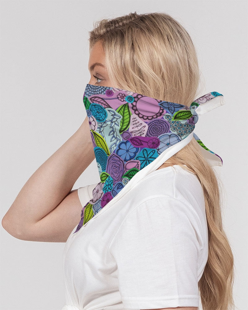 Les Fleurs Violettes Bandana Set