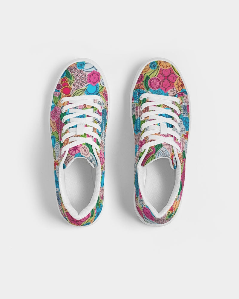 Fleurs de Printemps Women's Faux-Leather Sneaker