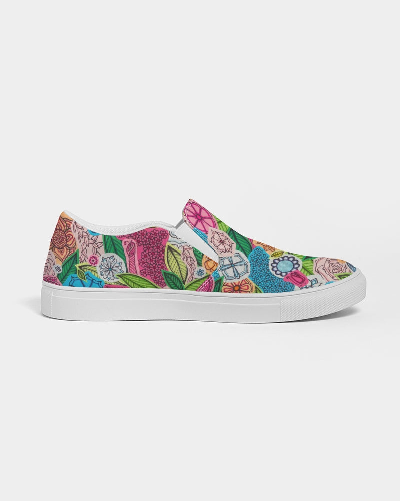 Fleurs de Printemps Men's Slip-On Canvas Shoe