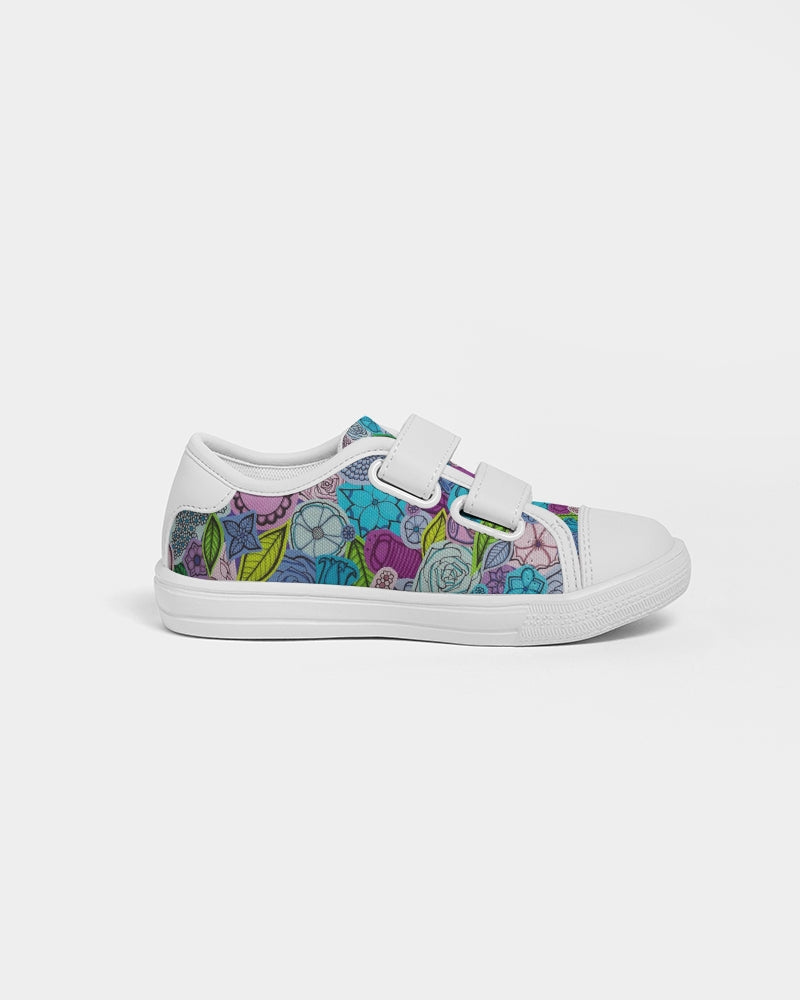 Les Fleurs Violettes Kids Velcro Sneaker