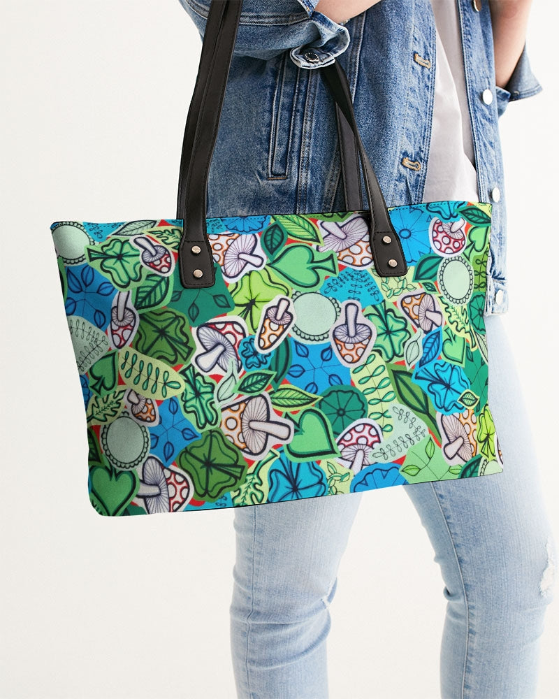 Fleurs et Trèfles Stylish Tote