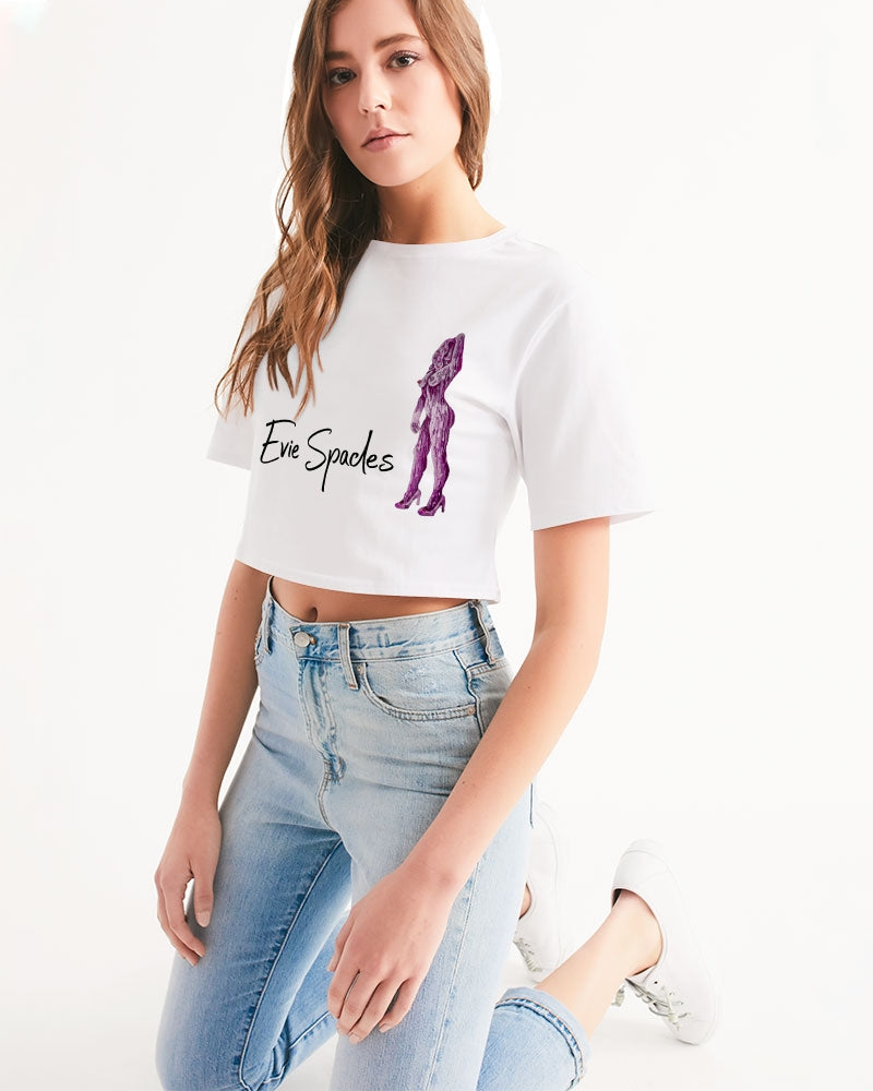 Vision en Rose Women's Cropped Tee