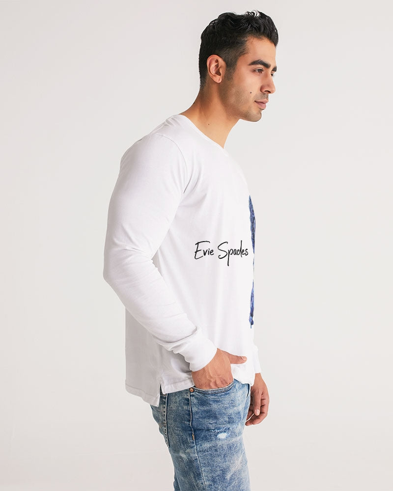 Rayon de Lune de Minuit Men's Long Sleeve Tee