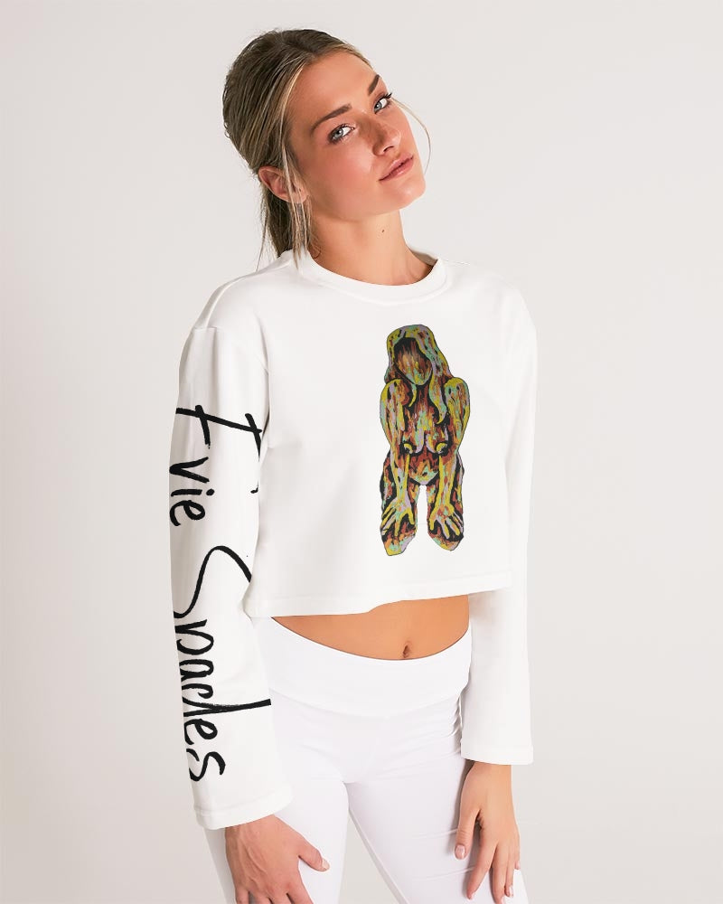 le Sentiment de Couleur Women's Cropped Sweatshirt