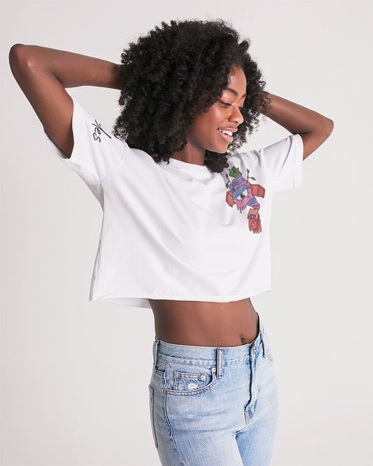 Gussy Women's Lounge Cropped Tee