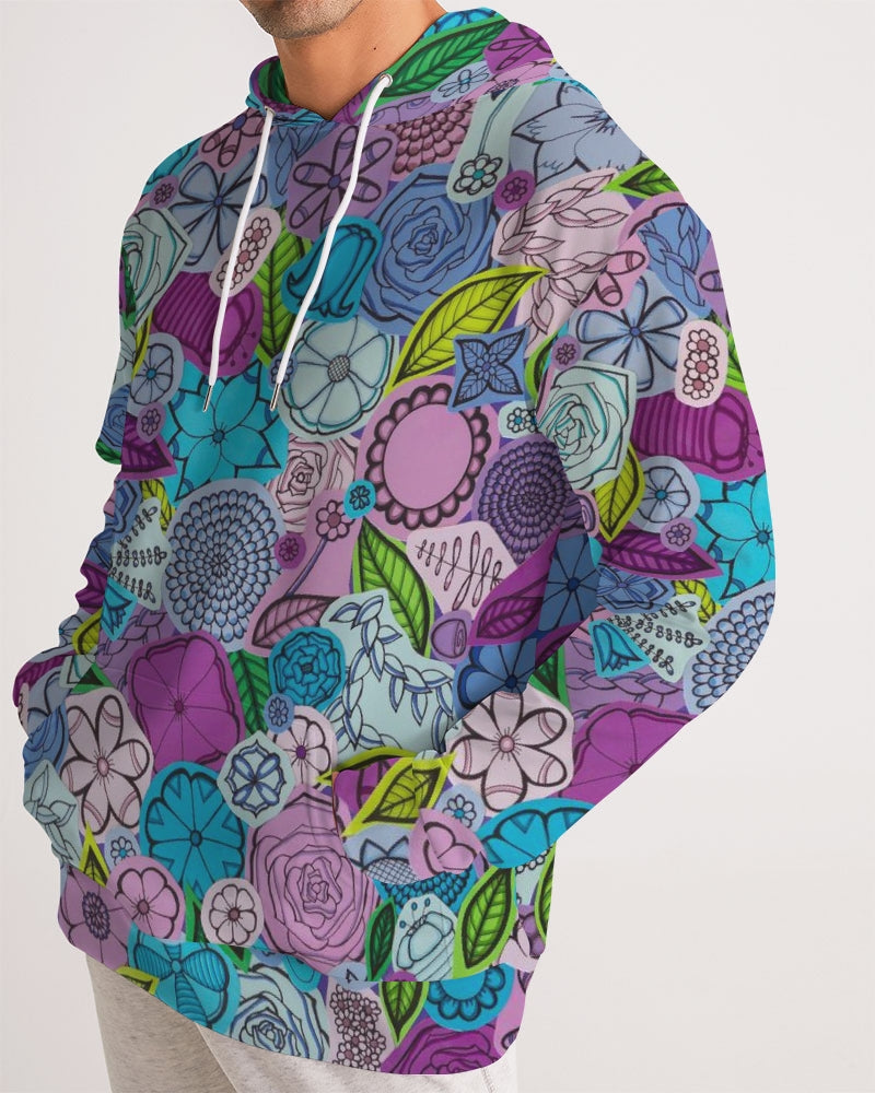 Les Fleurs Violettes Men's Hoodie