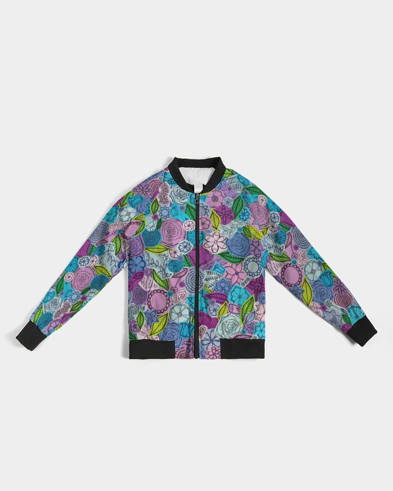 Les Fleurs Violettes Women's Bomber Jacket