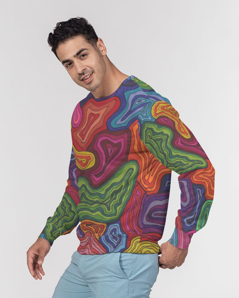 Curled Men's Classic French Terry Crewneck Pullover