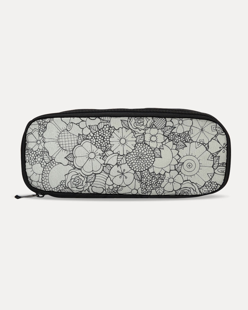 Les Fleurs - B&W Pencil Case