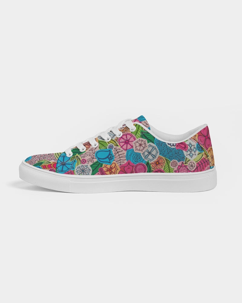 Fleurs de Printemps Men's Faux-Leather Sneaker