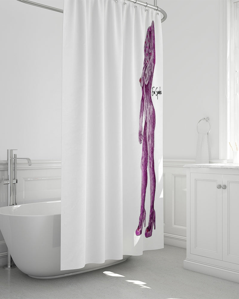 Vision en Rose Shower Curtain 72"x72"