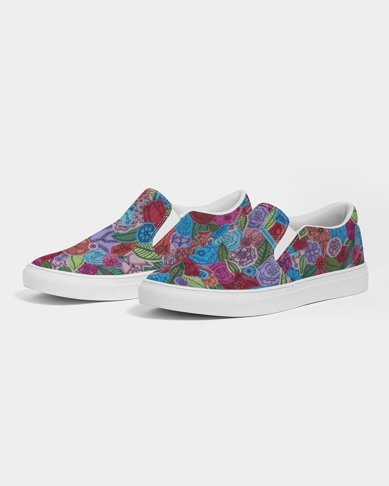 Les Fleurs Men's Slip-On Canvas Shoe